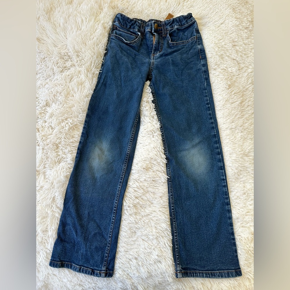 CARHARTT Blue Denim Straight Leg Jeans Boys Size 10 Classic 5 Pocket Casual Pant